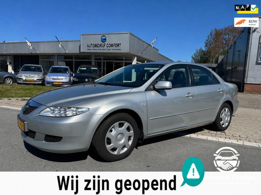 Mazda 6 1.8i Exclusive. • LAGE KM-STAND •, Auto's, Voorwielaandrijving, Gebruikt, 4 cilinders, Alcantara