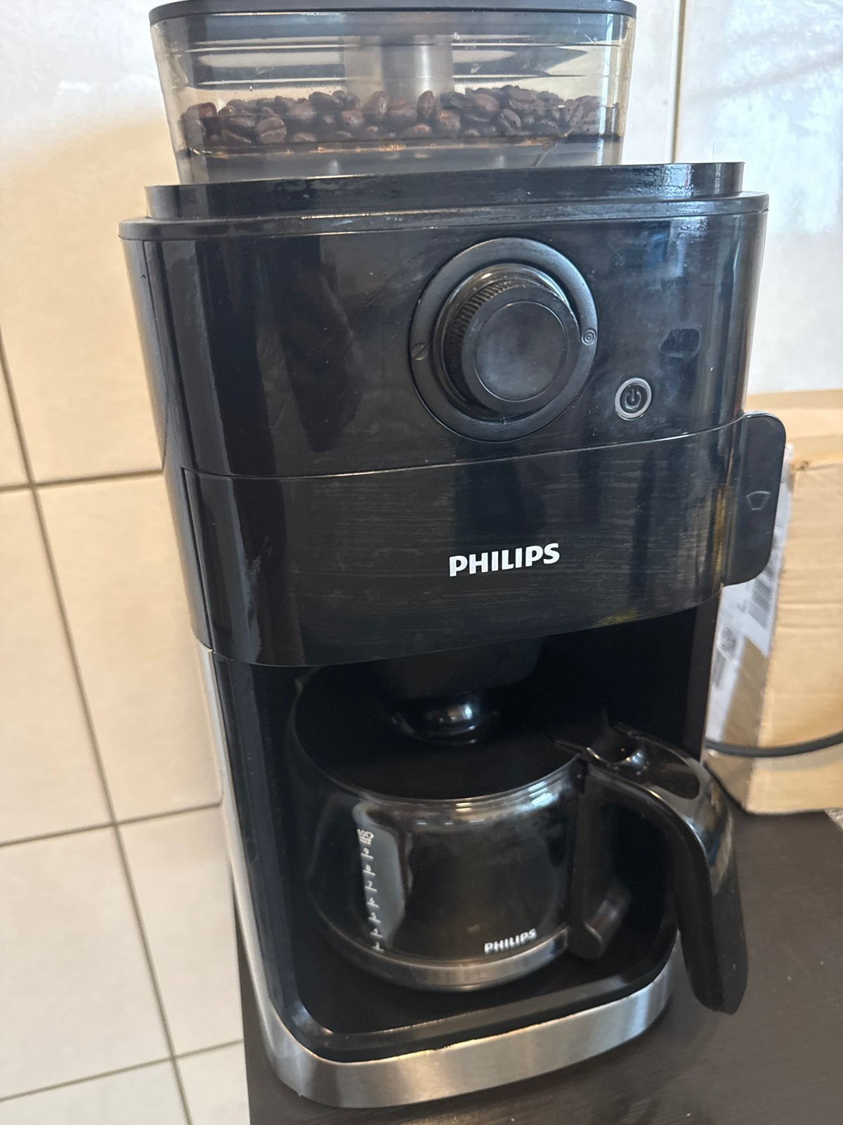 Philips Koffiezetapparaat met bonenmaler, Ophalen, Gebruikt, 10 kopjes of meer, Koffiemachine