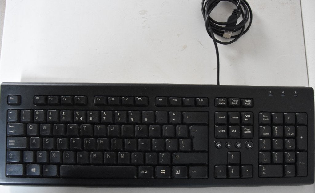HP toetsenbord computer met USB aansluiting keyboard bedraad, Ophalen of Verzenden, Zo goed als nieuw, Bedraad, HP
