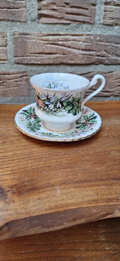 Paragon Bone China kop en schotel, Made in England, Ophalen of Verzenden