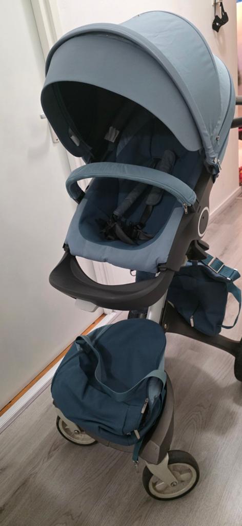 Stokke Xplory V6 Combiwagen 2set met accessoires, Overige merken, Gebruikt, Ophalen of Verzenden, Combiwagen
