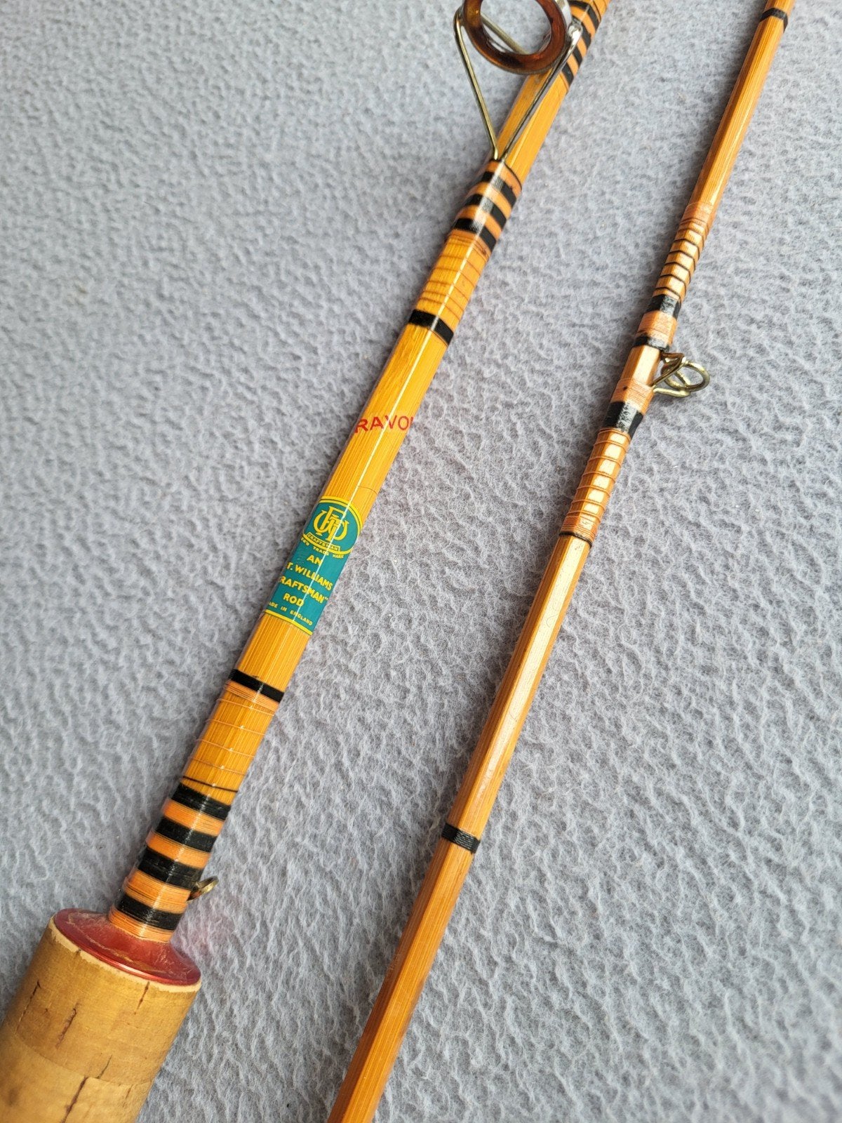 FT Williams Foravon 10ft. splitcane hengel, Verzenden, Zo goed als nieuw, Werphengel