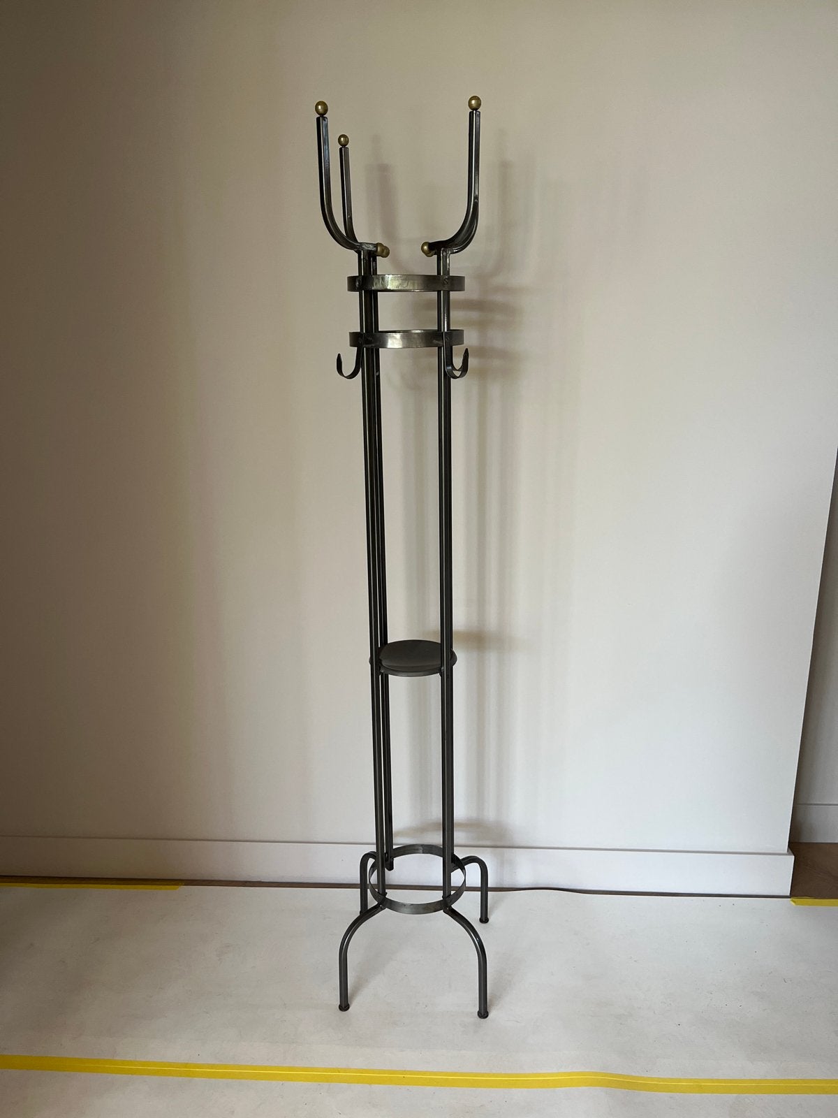 RVS Staande Kapstok - Bijenkorf - 180 cm hoog, Huis en Inrichting, Ophalen, Zo goed als nieuw, Metaal, Staande kapstok