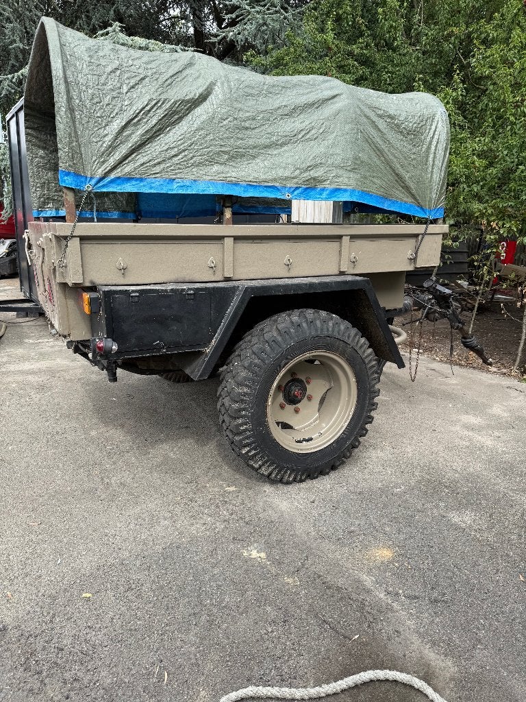 Overlander UNIMOG TRAILER EX-DUITS LEGER BOUWJAAR 1969, Ophalen