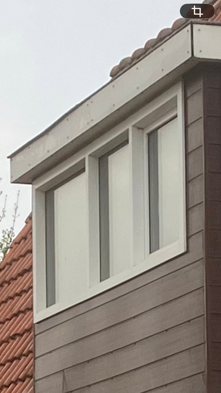 Kunststof kozijn draaikiep met glas, Doe-het-zelf en Verbouw, Kozijnen en Schuifpuien, Ophalen, Kunststof, Gebruikt, Inclusief glas