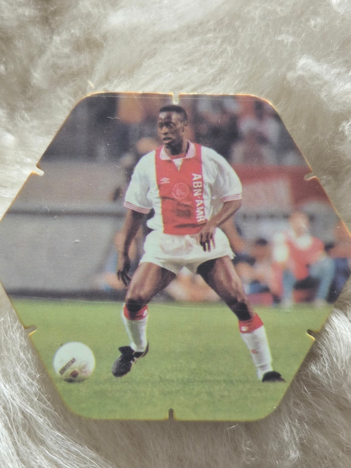 Super Topshots John Veldman Ajax '96/'97 Voetbalkaart, Ophalen of Verzenden, Gebruikt, Ajax, Spelerskaart