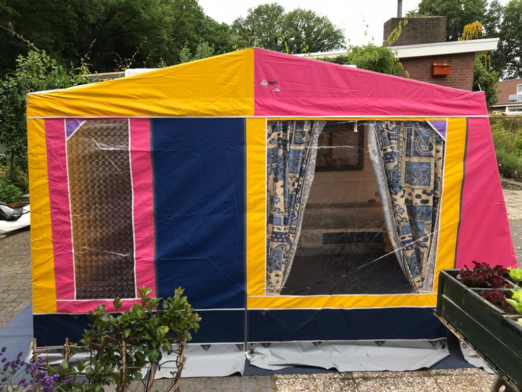 Caravan voortent Omloopmaat 7 meter, Caravans en Kamperen, Caravan accessoires, Zo goed als nieuw, Ophalen