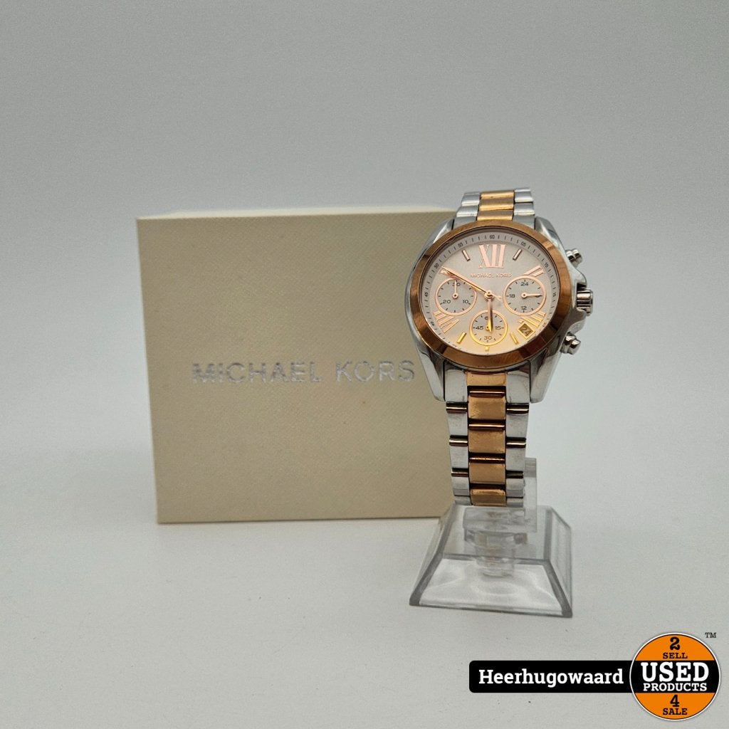 Michael Kors Bradshaw 2-Tone MK-7258 Dames Horloge, Michael Kors, Gebruikt, Support@michaelkors.com, 11 West 42nd Street
New York, NY 10036
United States