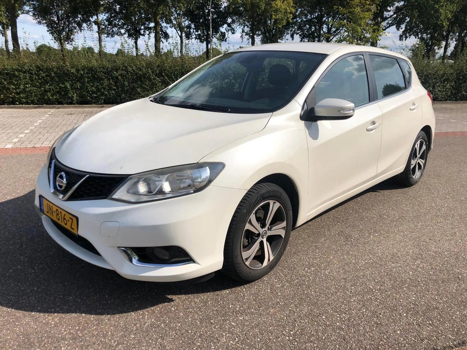 Nissan Pulsar, Auto's, Euro 5, Stof, Gebruikt, Zwart