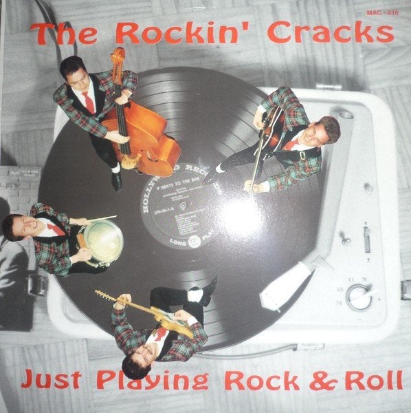 The Rockin' Cracks –Just Playing Rock & Roll 1984 rockabilly, LP, Gebruikt, Originele persing, Ophalen of Verzenden