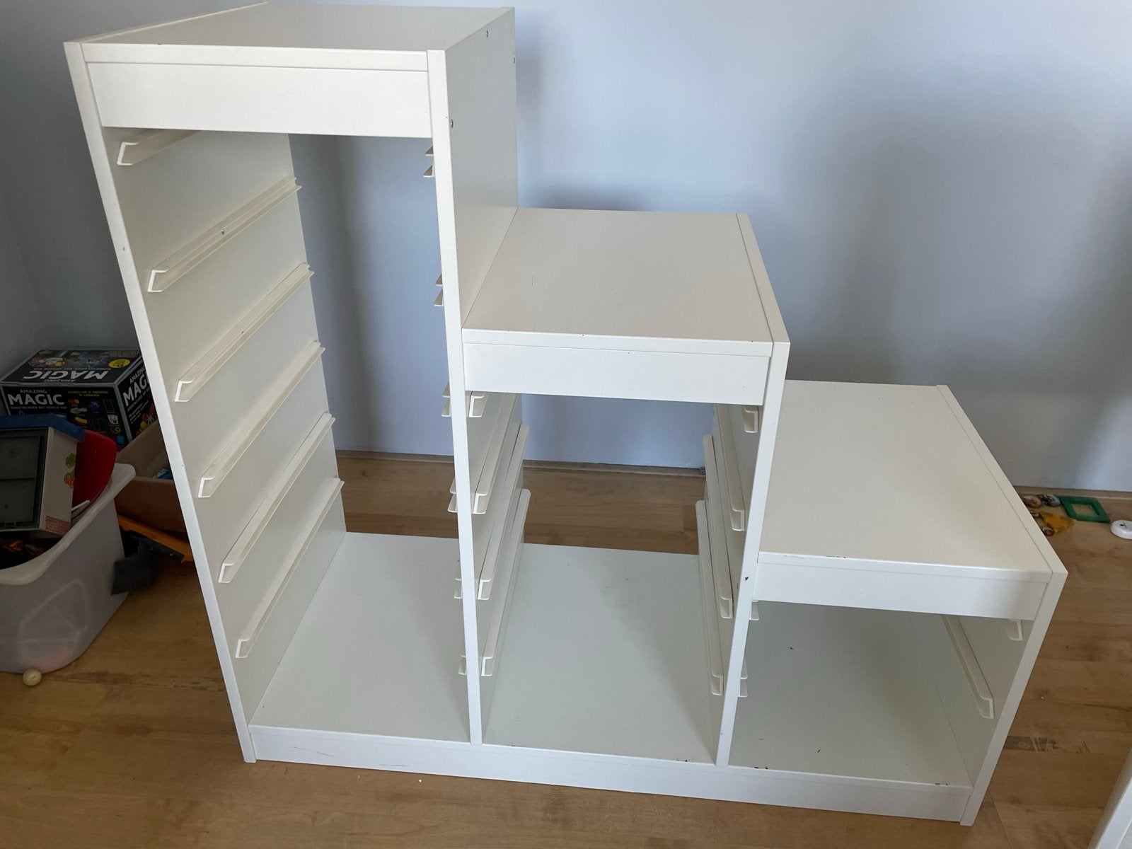IKEA Trofast opbergkast met lades - Wit, Ophalen, Kunststof, Gebruikt, 100 tot 150 cm