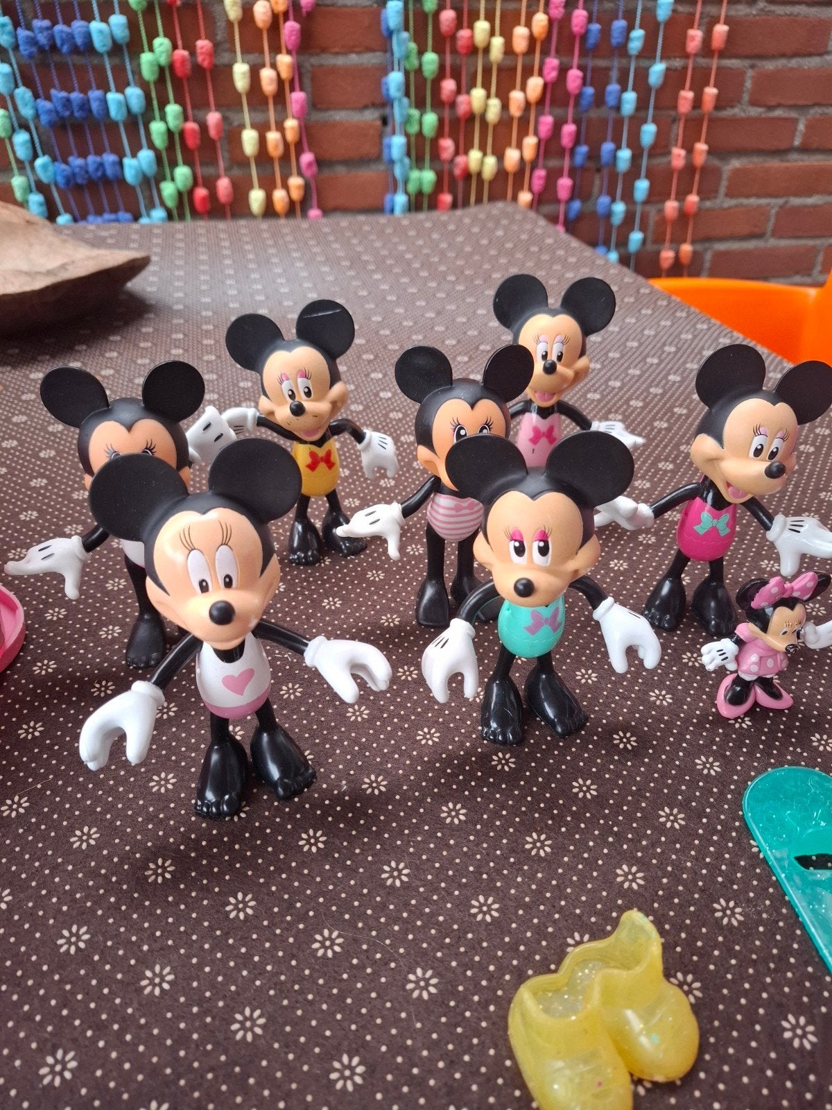 Grote set Minnie Mouse figuren, kleding en accessoires, Ophalen, Gebruikt, Meisje