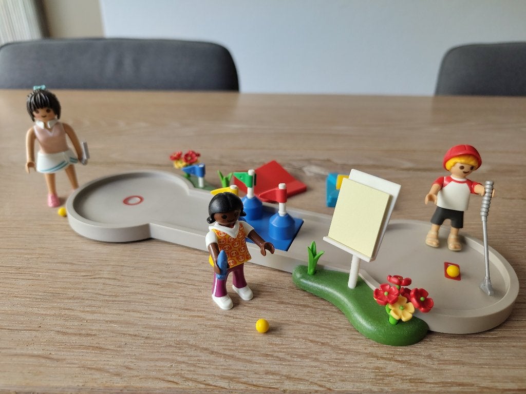 Playmobil Minigolf - 70092 COMPLEET, Ophalen of Verzenden, Zo goed als nieuw, Complete set