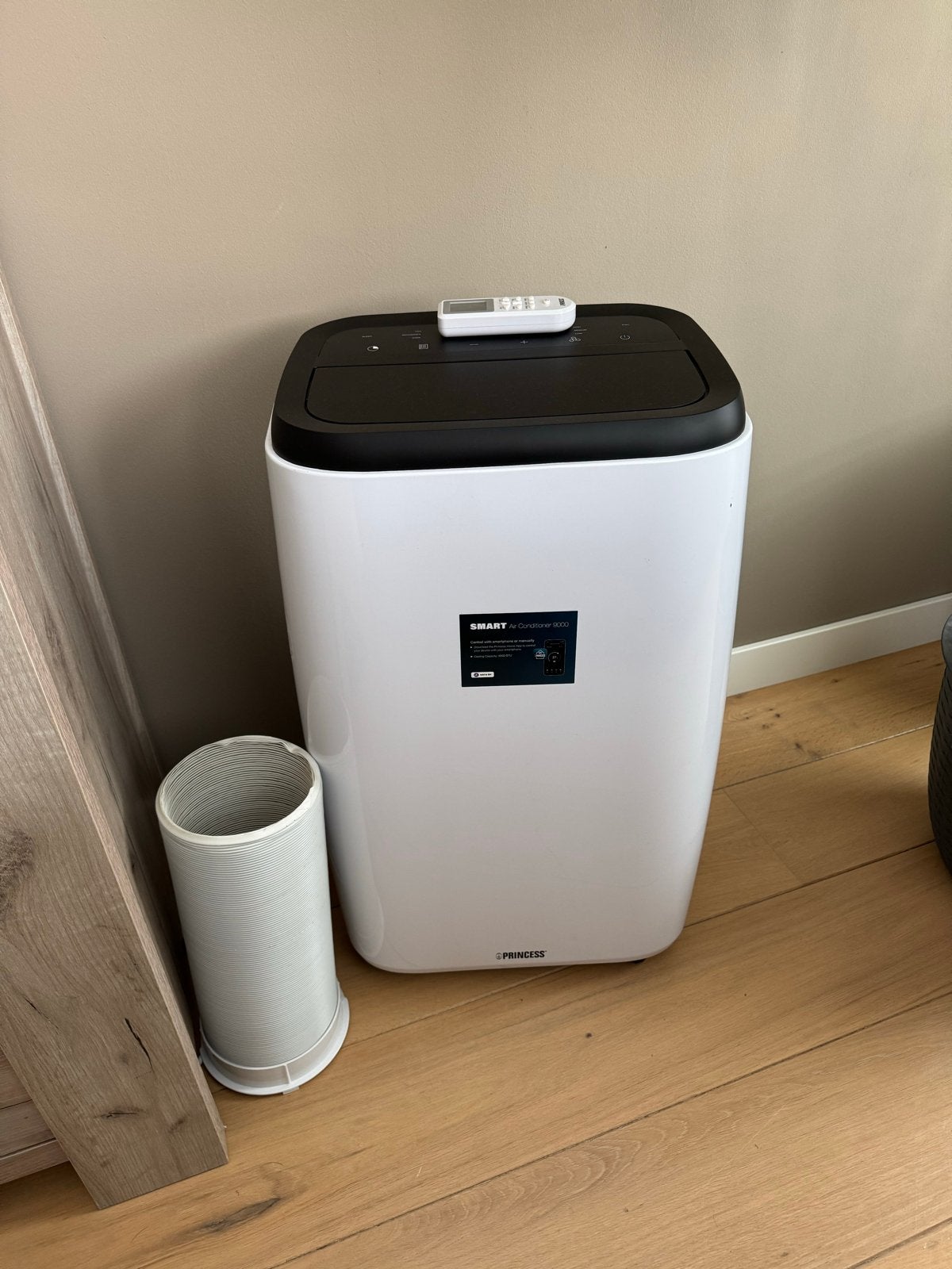 Princess Smart Air Conditioner 9000 - Mobiele Airco, Witgoed en Apparatuur, Ophalen, Minder dan 60 m³, Zo goed als nieuw, Koelen en Ontvochtigen