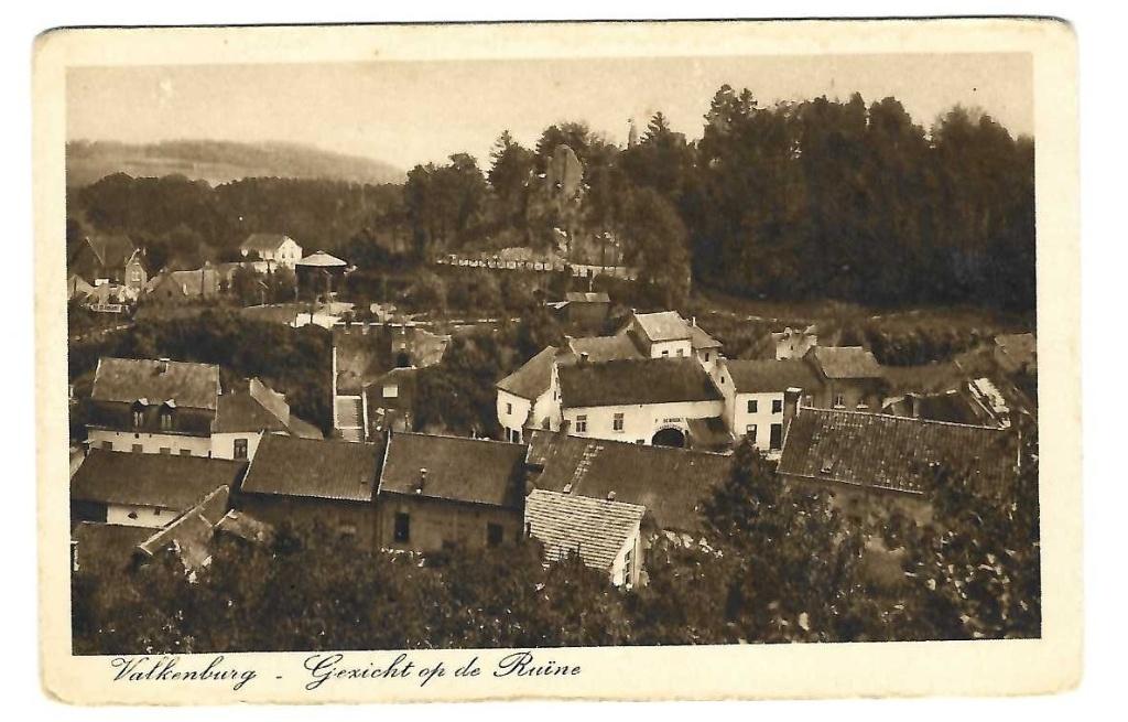 Valkenburg - Gezicht op de Ruine, Verzenden, Voor 1920, Ongelopen, Limburg