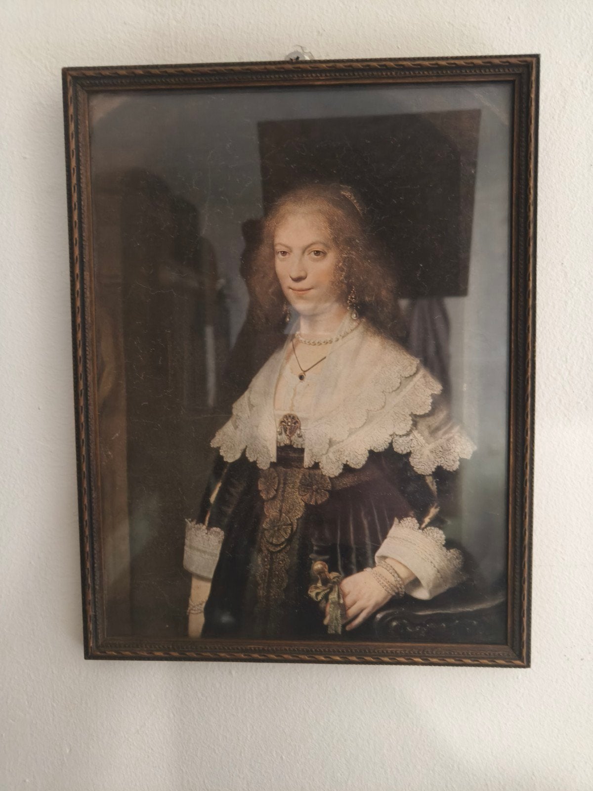 Oude poster Rembrandt Maria Trip, Ophalen of Verzenden