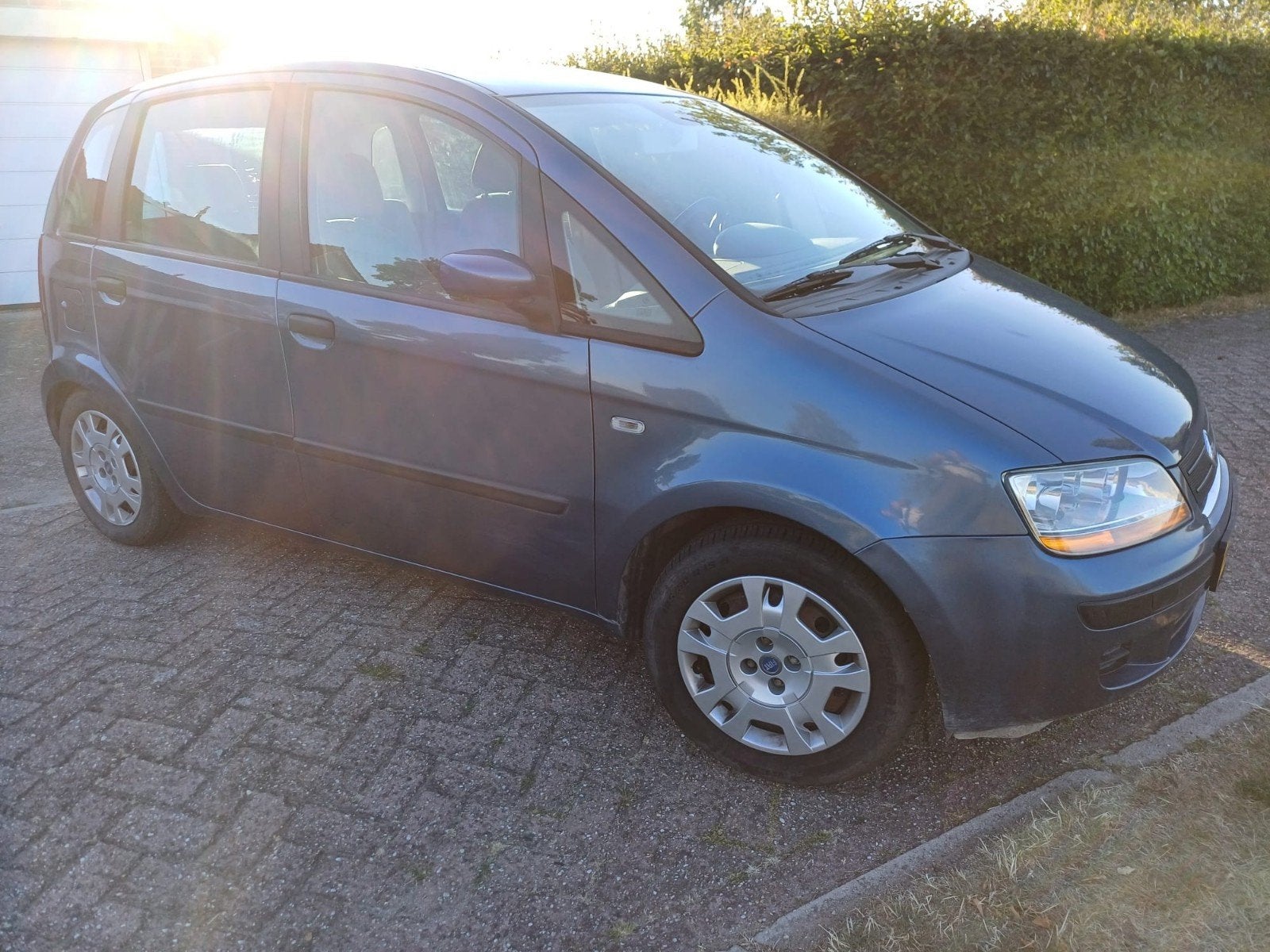 Fiat Idea 1.4 16V 2005 Blauw, Auto's, Voorwielaandrijving, 15 km/l, Idea, Origineel Nederlands