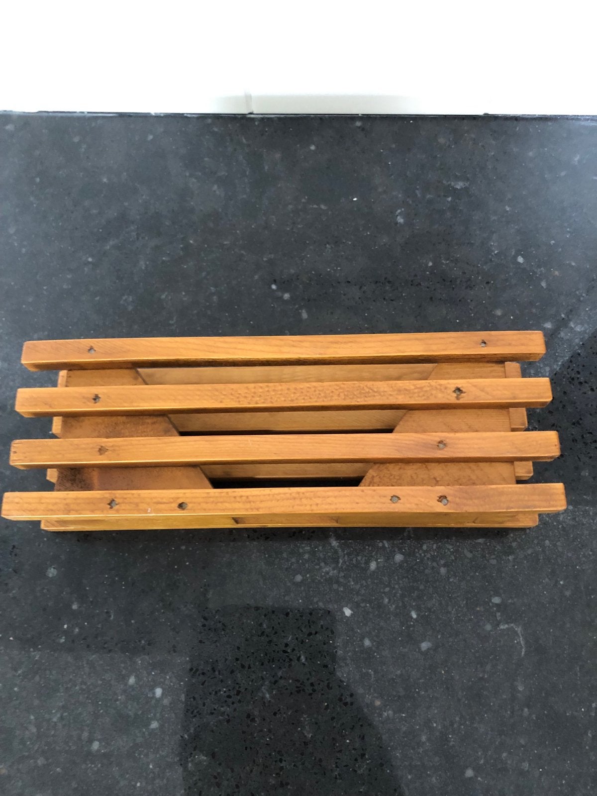 Houten koffiefilterhouder - Praktisch en stijlvol, Hout, Ophalen of Verzenden, Overige typen, Gebruikt