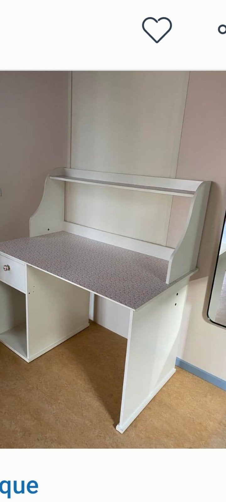 IKEA Hemnes bureau - reeds gedemonteerd, Ophalen, Demontabel, Gebruikt, Hout