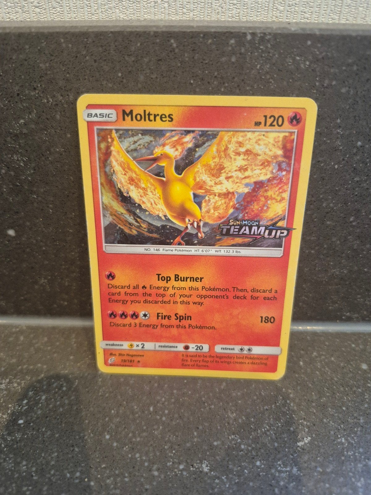 Moltres 19/181 Team Up Stamped, Ophalen of Verzenden, Zo goed als nieuw
