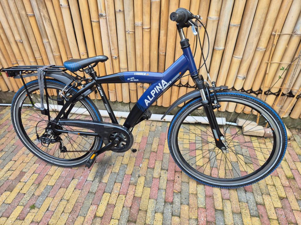 Mooie alpina yabber 26 inch 7 versnellingen, Fietsen en Brommers, Fietsen | Jongens, Ophalen of Verzenden, Zo goed als nieuw, 24 inch
