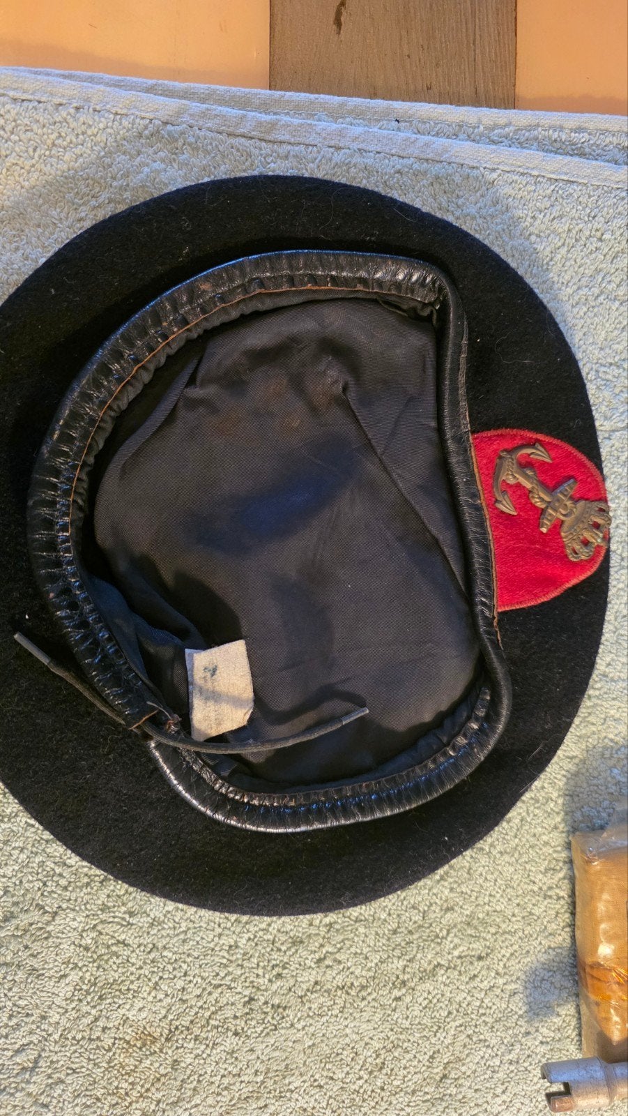 Mariniers baret., Verzamelen, Ophalen of Verzenden, Marine, Nederland, Helm of Baret