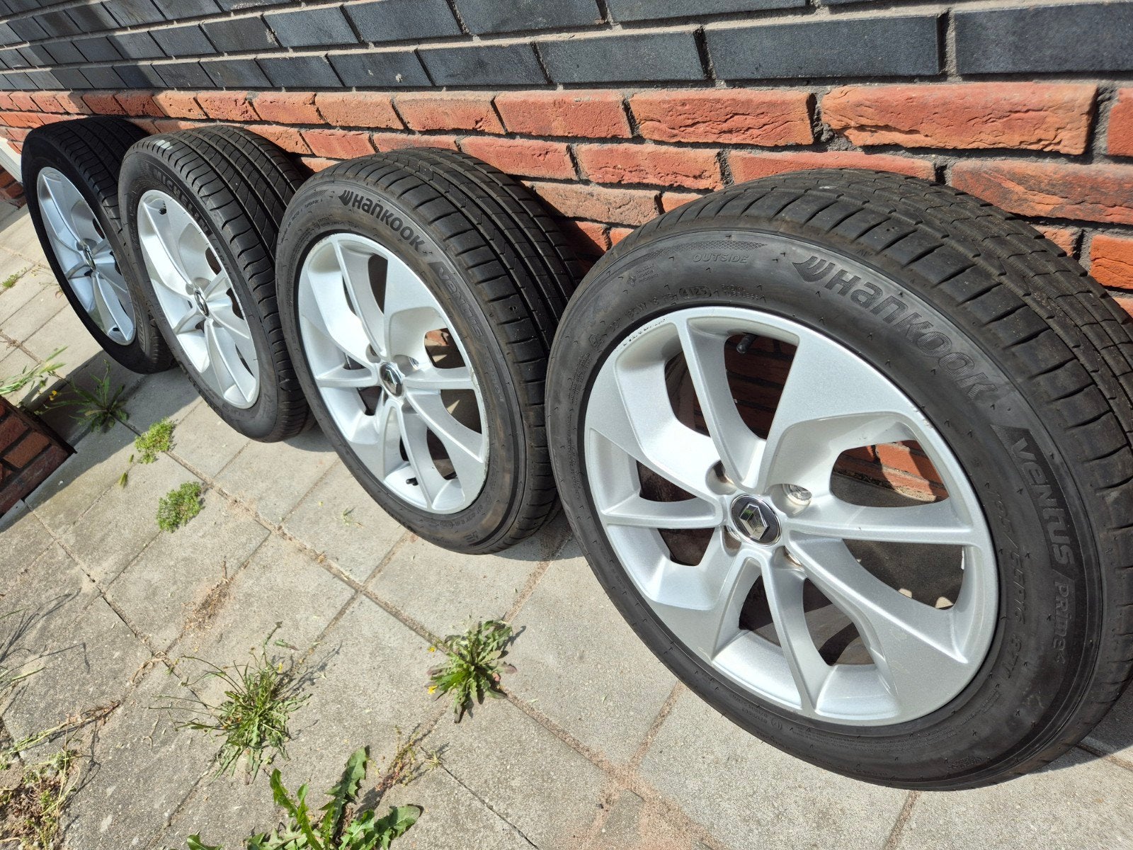 Originele Renault Clio velgen 4x100 zomerbanden 195 55 16, Auto-onderdelen, Banden en Velgen, Ophalen, Gebruikt, 16 inch, Banden en Velgen