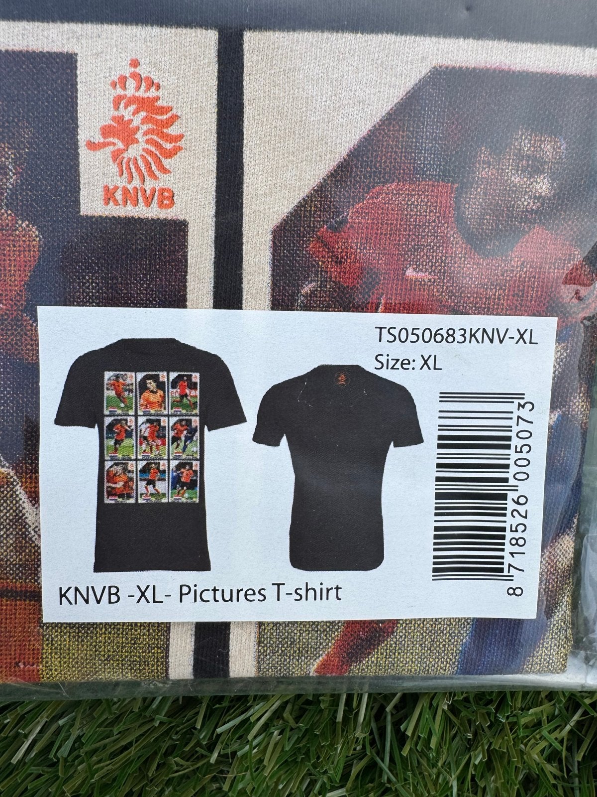 KNVB Heren T-shirt XL - Oranje Leeuwen Collectie, Ophalen of Verzenden, Nieuw, Maat 56/58 (XL), Zwart