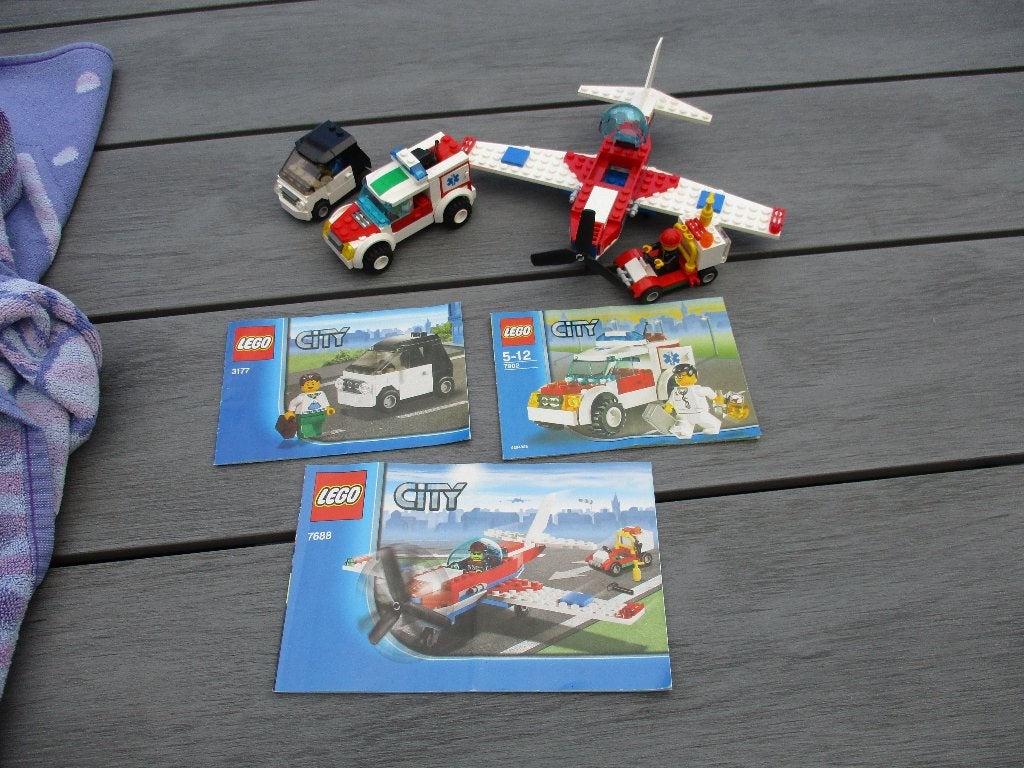 3 x lego setjes 3177-7688-7902 zie info, Ophalen of Verzenden, Gebruikt, Complete set, Lego