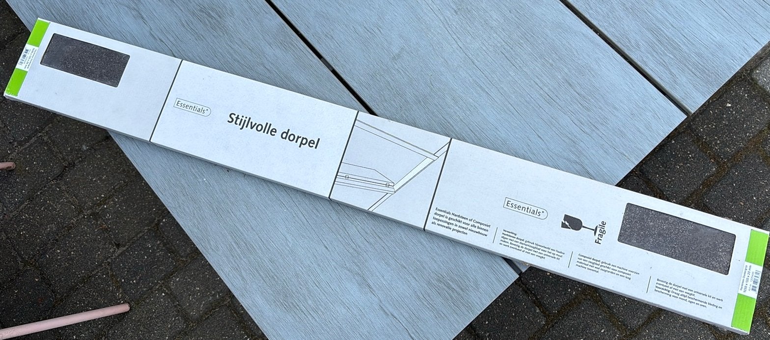 Hardstenen dorpel donkergrijs, Ophalen, 100 tot 150 cm, Hardsteen, Overige typen