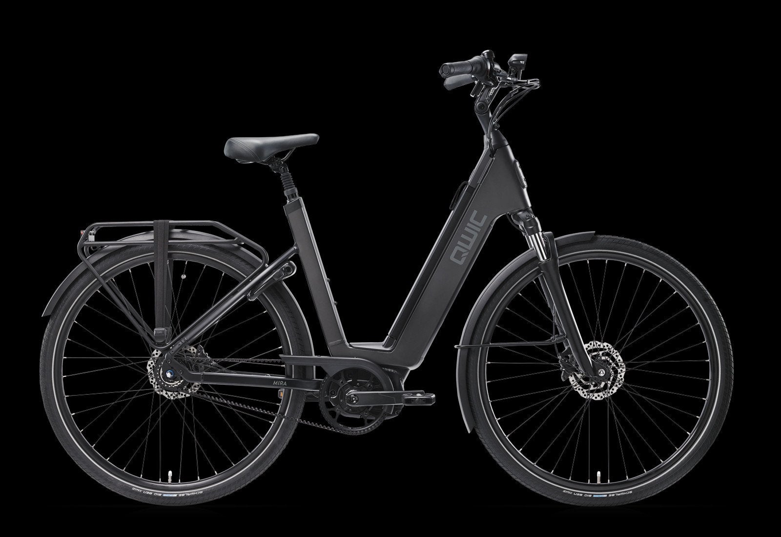 Qwic Mira tour zwart dames 48cm 28inch, 47 tot 51 cm, Nieuw, Qwic