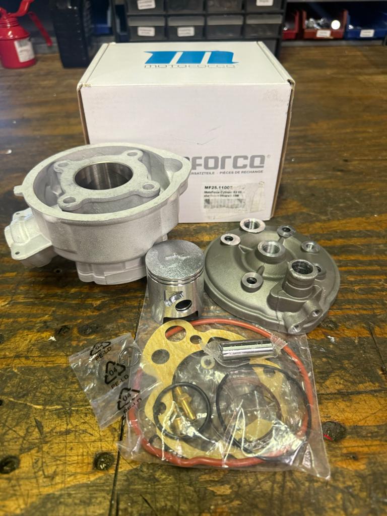 Motoforce 50cc Aluminium Cilinder AM6 STD, Am6, Am6, Nieuw, Ophalen of Verzenden