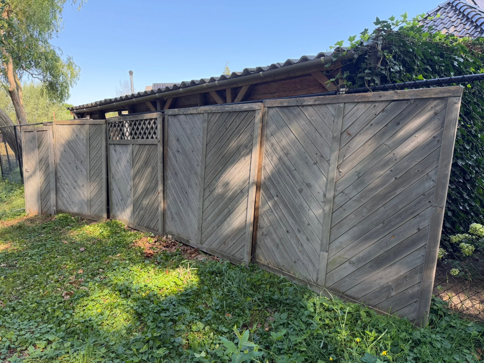 Gebruikte schutting panelen. GRATIS OPHALEN, Ophalen, 6 meter of meer, Hout, 1 tot 2 meter