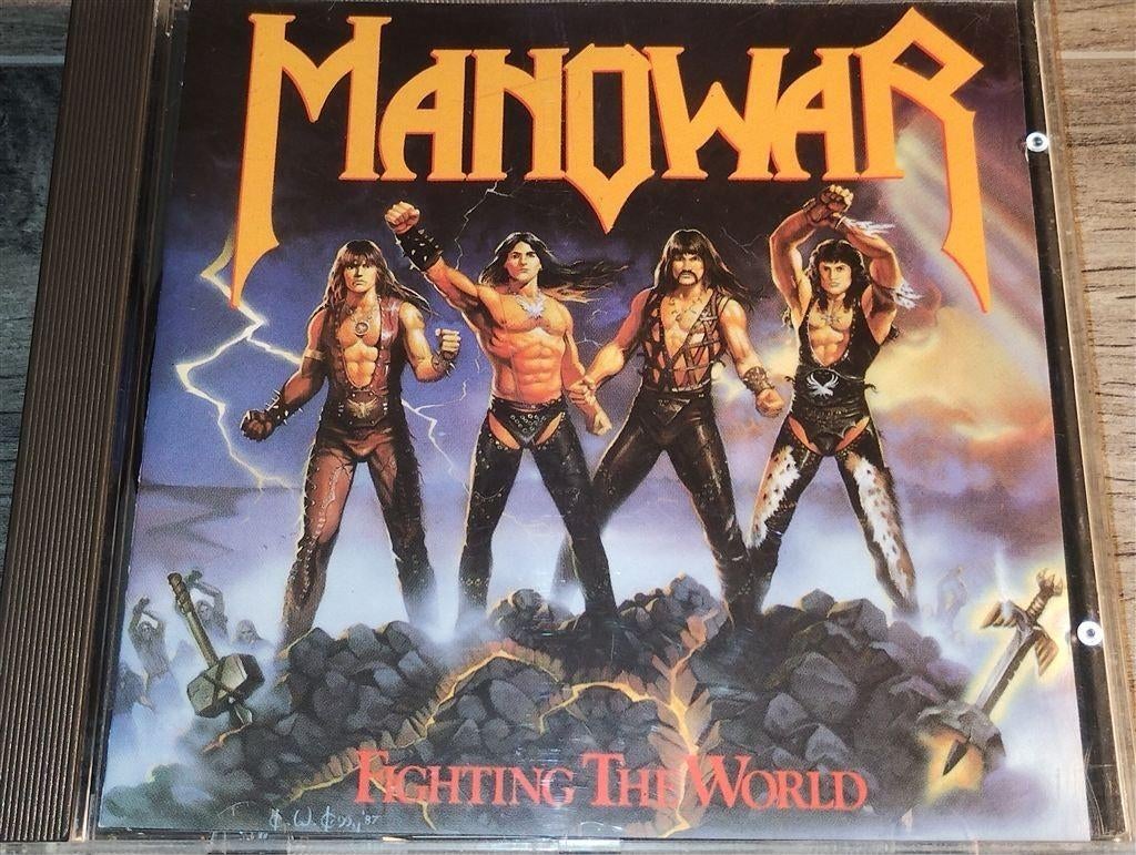 Manowar - Fighting The World., Ophalen of Verzenden, Zo goed als nieuw