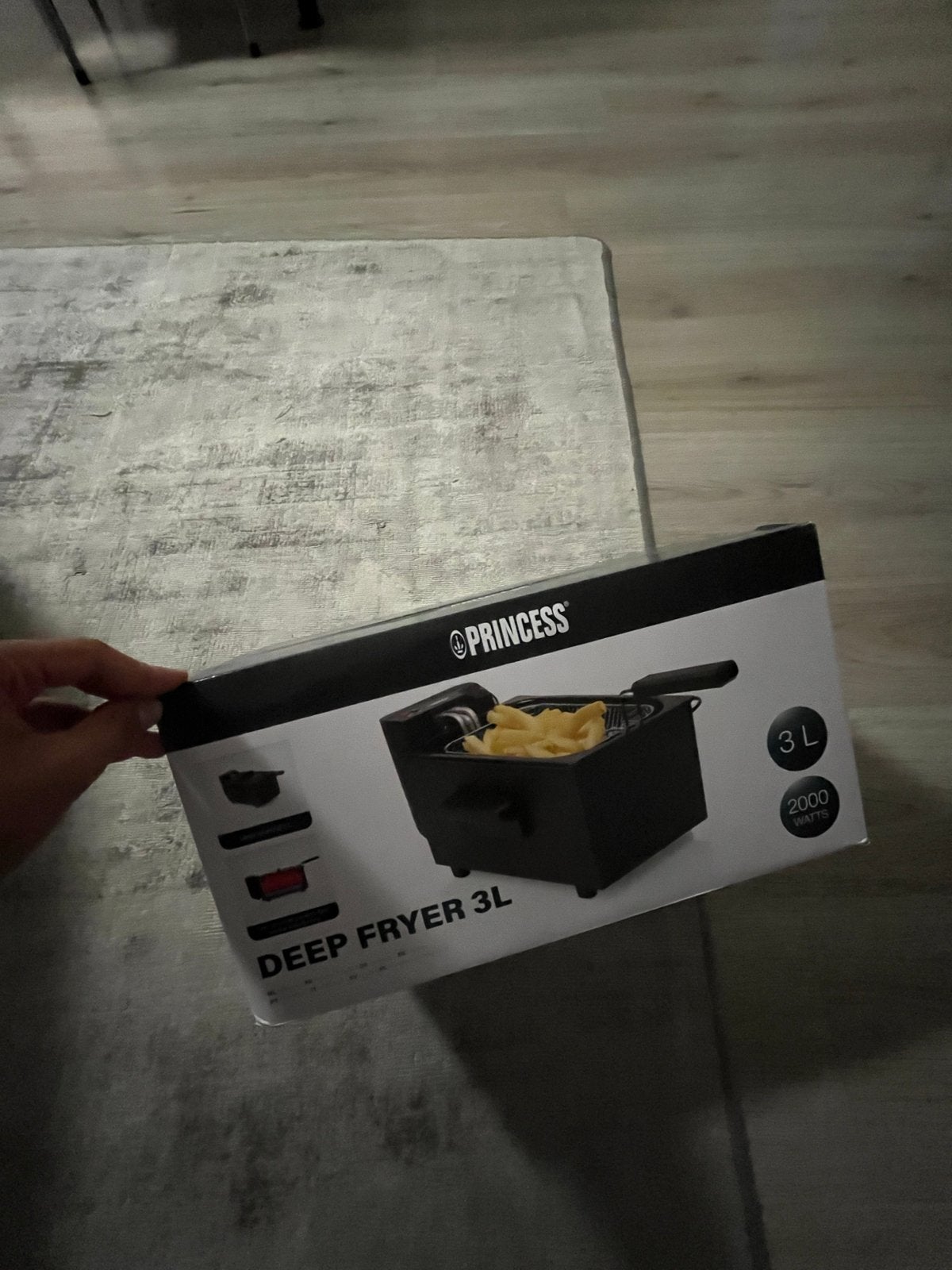 Princess Deep Fryer 3L - Nieuw in doos, 2 tot 3 liter, Verzenden, Nieuw