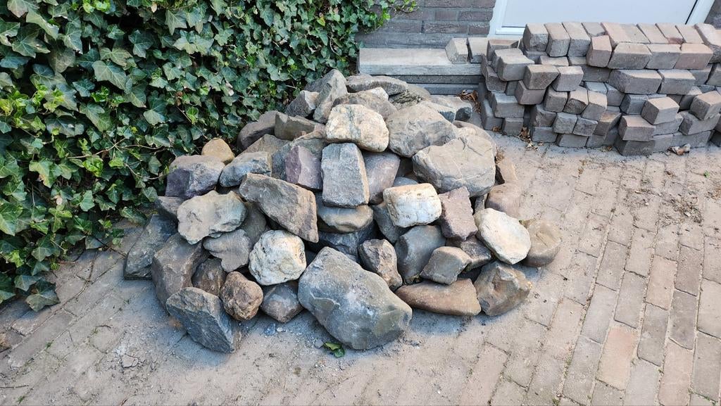 Zwerfkeien stenen rotsblokken breuksteen stortsteen, Tuin en Terras, Grind, Keien en Split, Overige typen, Overige materialen