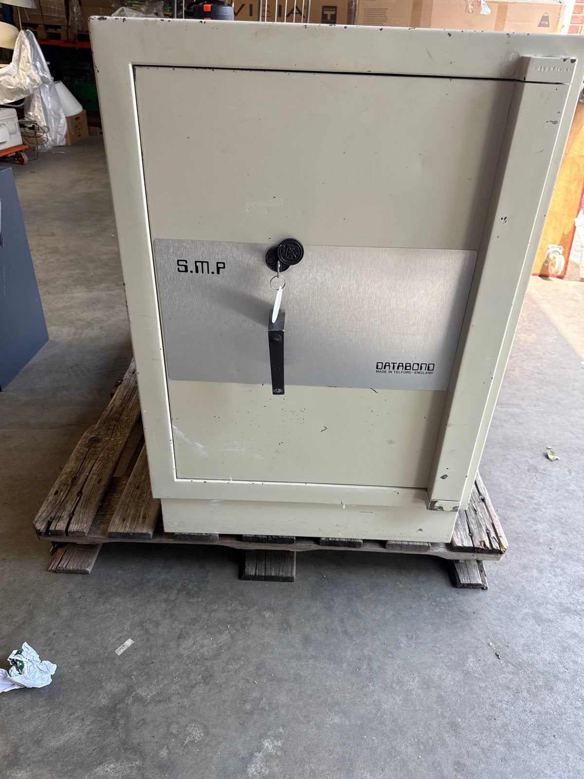 SMP Databond Kluis - Brand- en Dataveilig (61x70x89cm), Ophalen, Gebruikt, Brandkast
