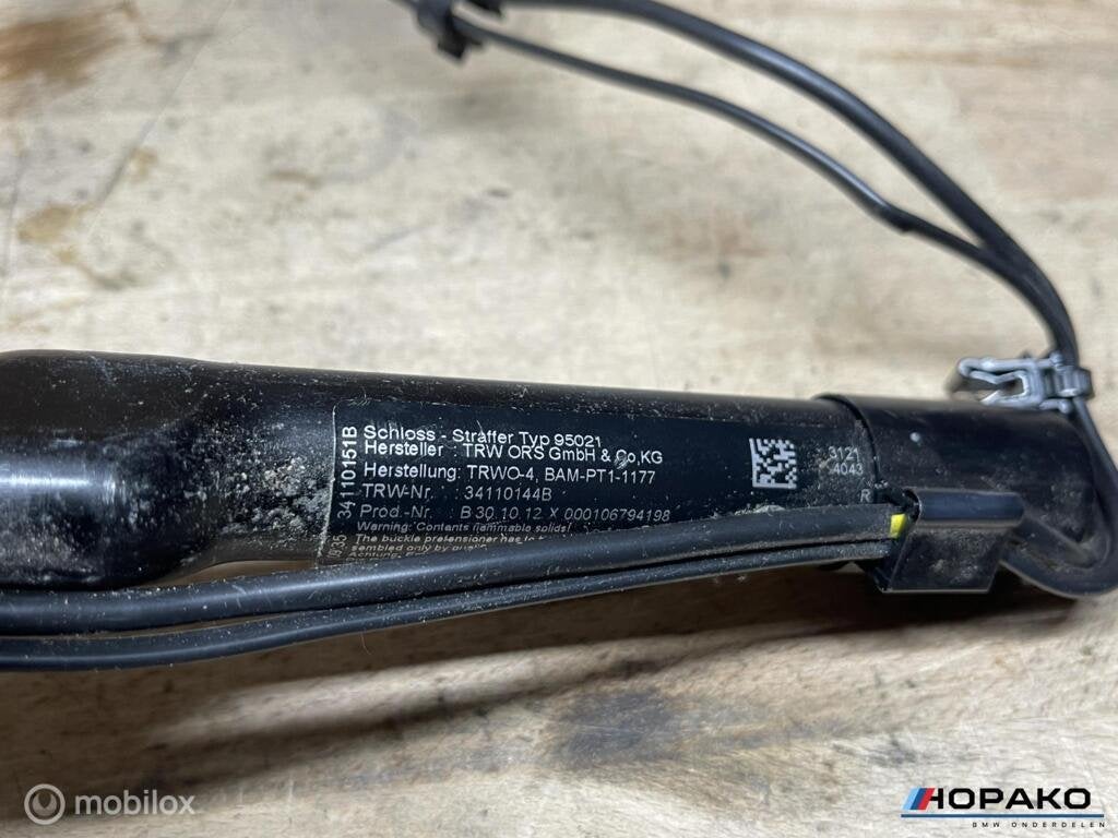 Gordelspanner BMW 1 / 3 serie F2x F3x RV 7259388, Gebruikt, Einsteinlaan 5 rijswijk, Bmw, Ophalen of Verzenden