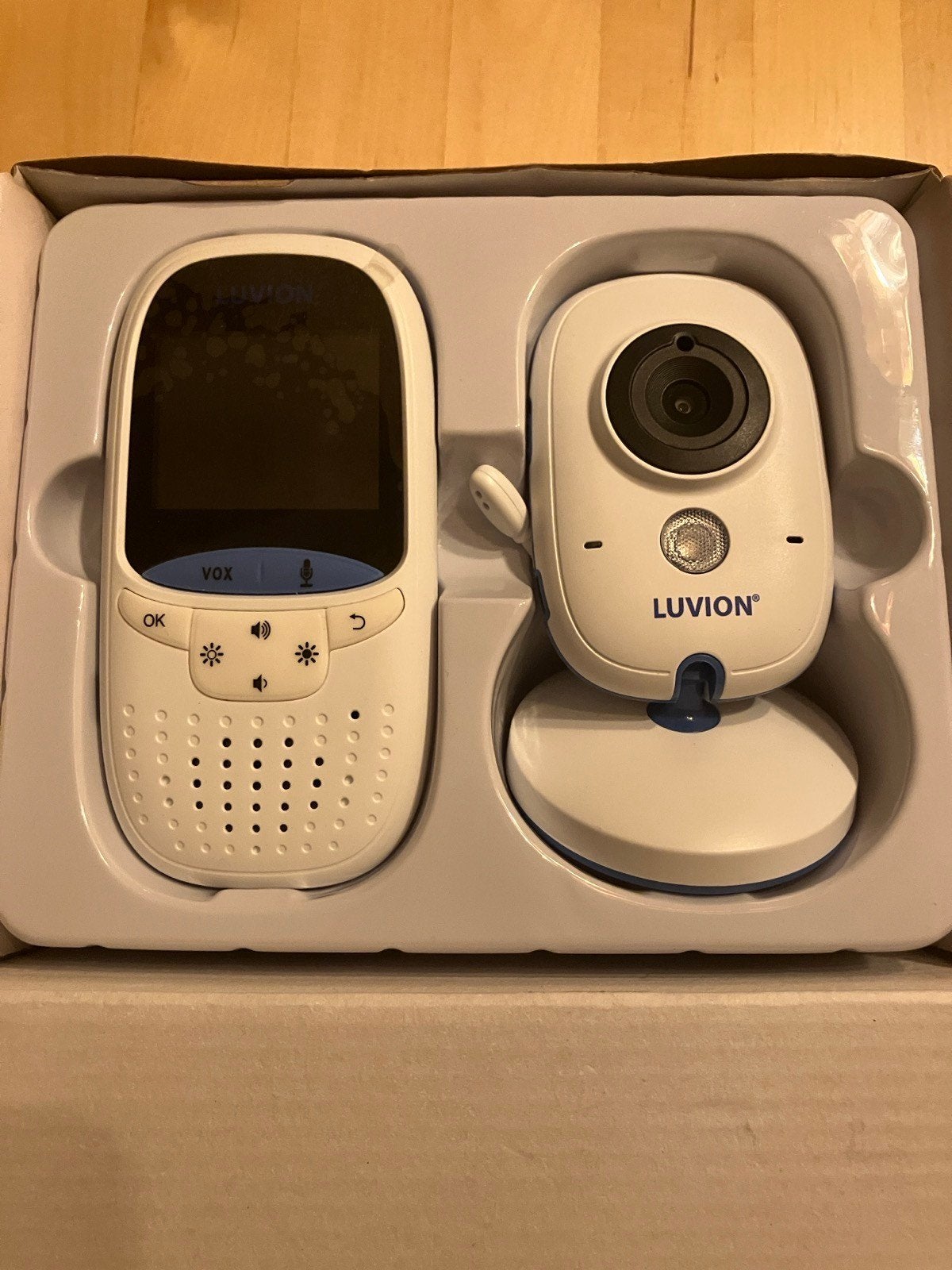 Luvion Easy babyfoon met camera, Ophalen of Verzenden, Zo goed als nieuw, 100 tot 250 meter, Camera
