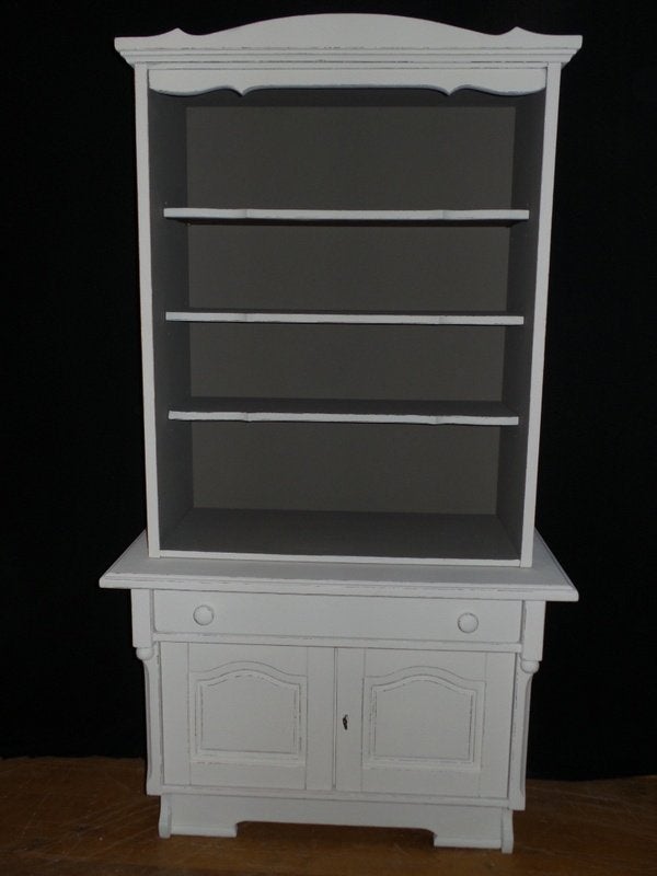 Kast gerestyled in krijtverf en licht doorgeschuurd, Huis en Inrichting, Ophalen, Gebruikt, 100 tot 150 cm, Eikenhout