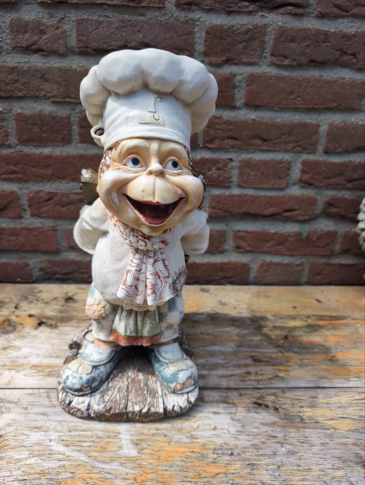 Laat beeld koklaaf, Ophalen of Verzenden, Gebruikt