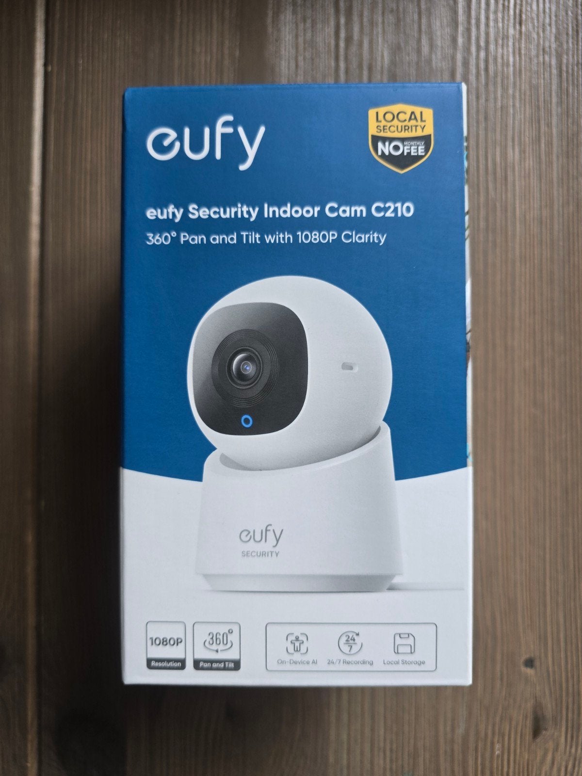 Eufy indoor cam C210 NIEUW, Audio, Tv en Foto, Ophalen of Verzenden, Nieuw, Binnencamera