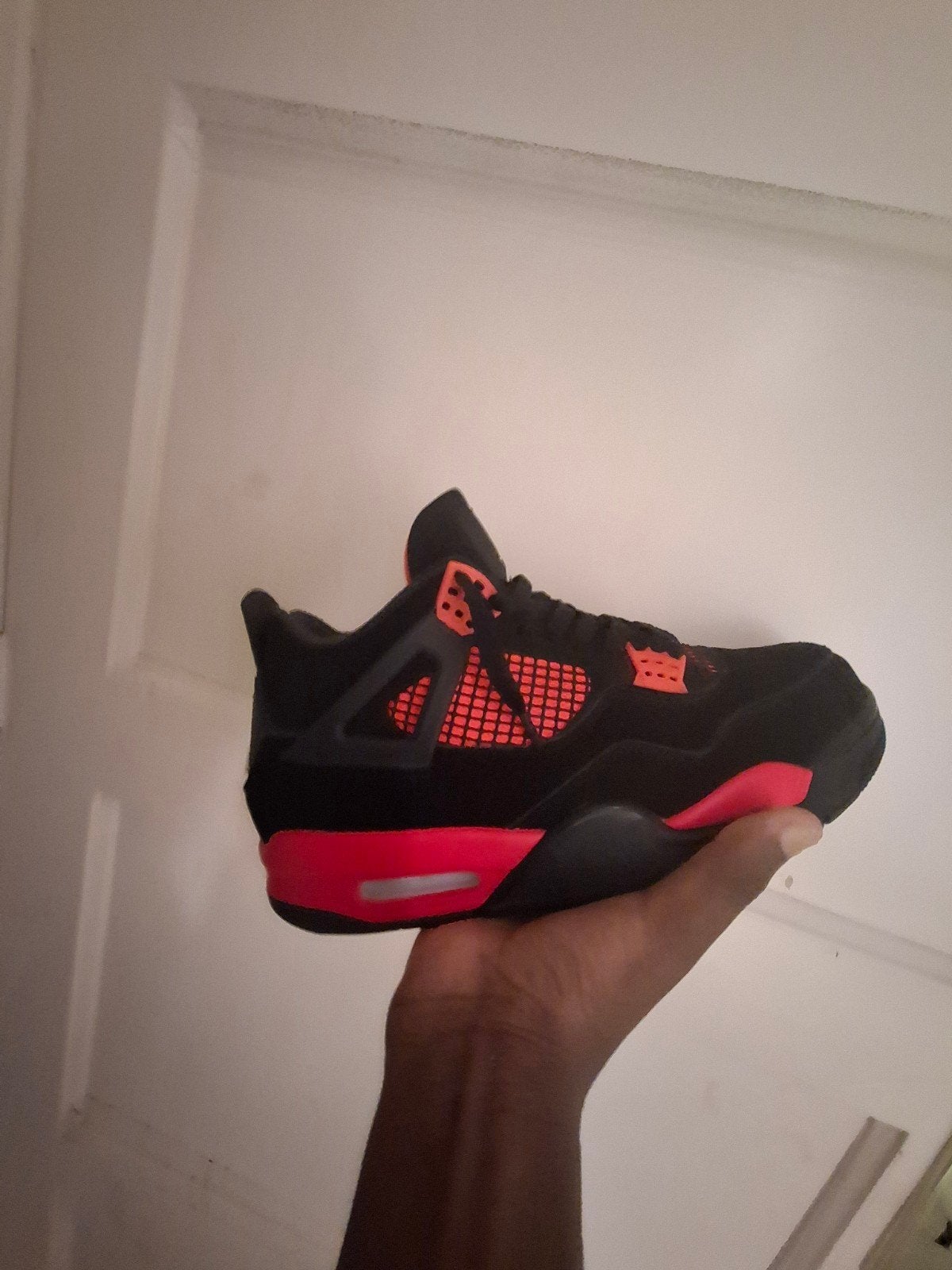 Jordan 4 red thunder (legit met doos), Ophalen, Nieuw, Schoenen