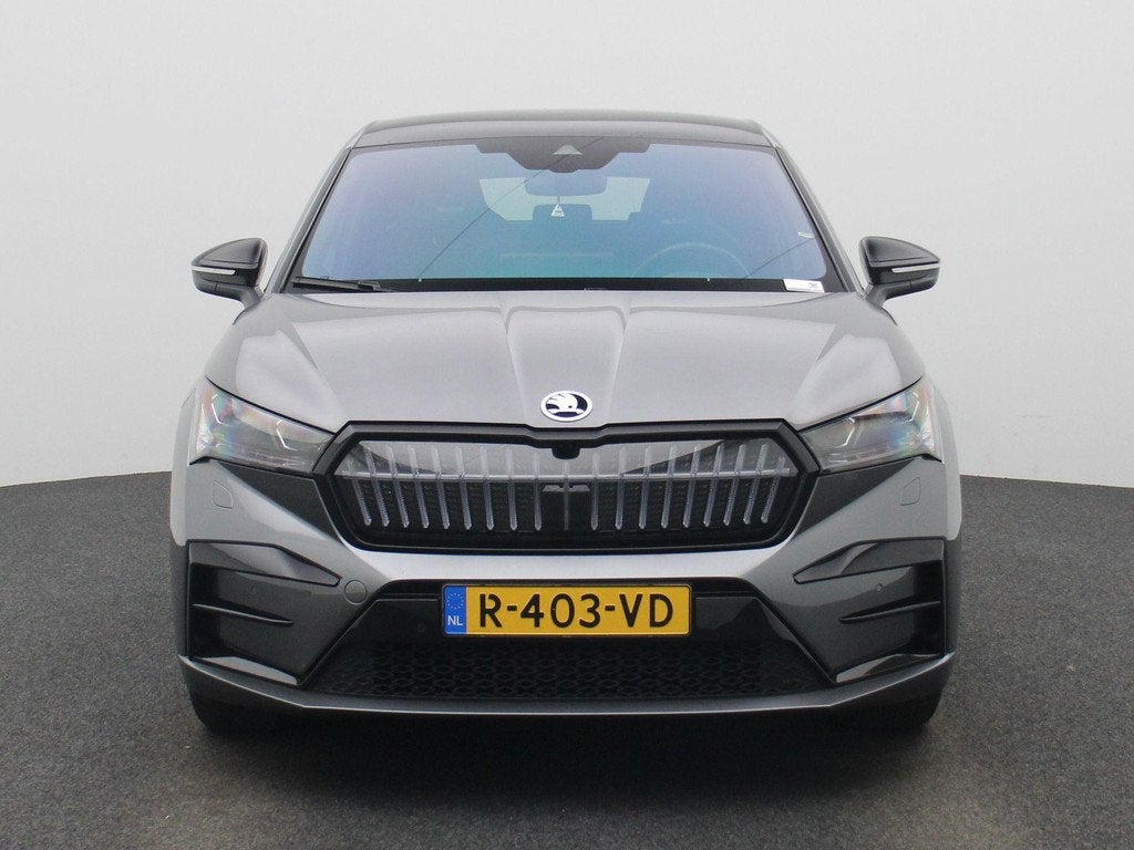 Skoda Enyaq Coupé iV 80 RS | Apple Carplay / Android Auto |, Auto's, Skoda, Automaat, 12 maanden, Gebruikt, Zwart