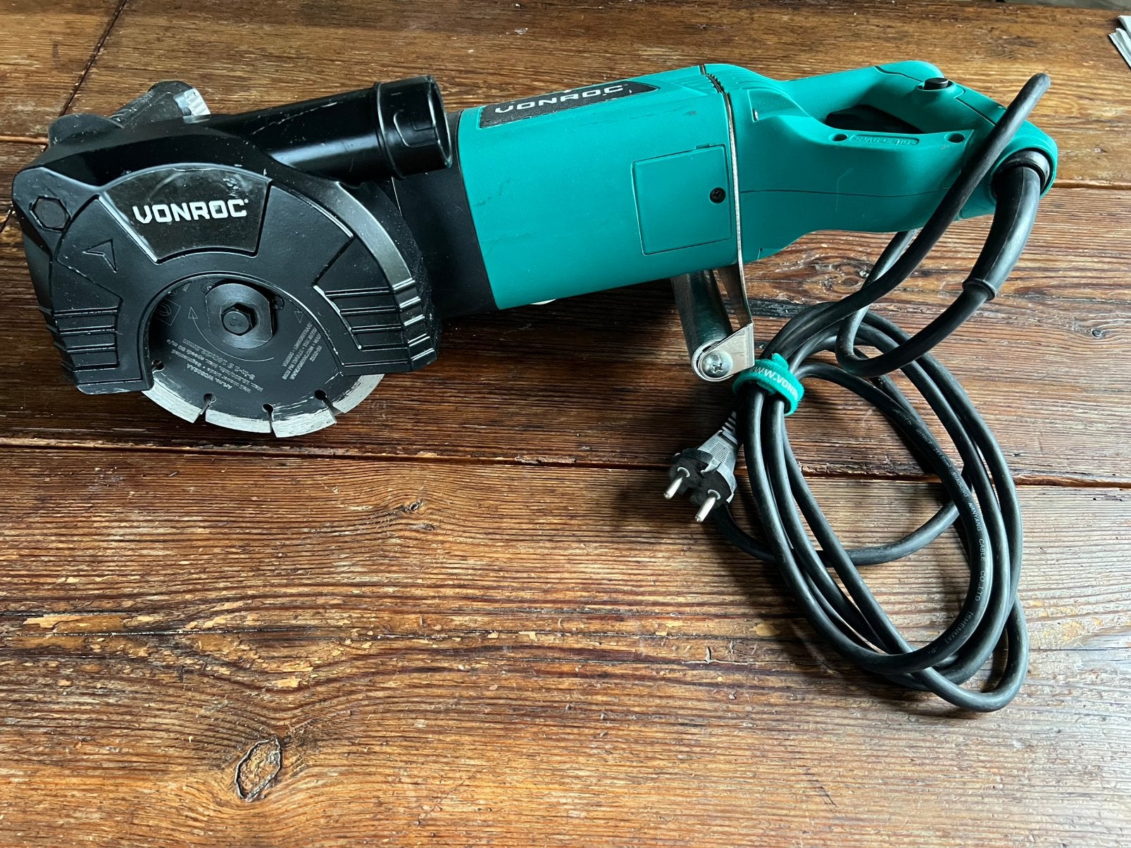 Vonroc sleuvenfrees machine, Ophalen of Verzenden, Gebruikt, 1000 watt of meer, Overige typen