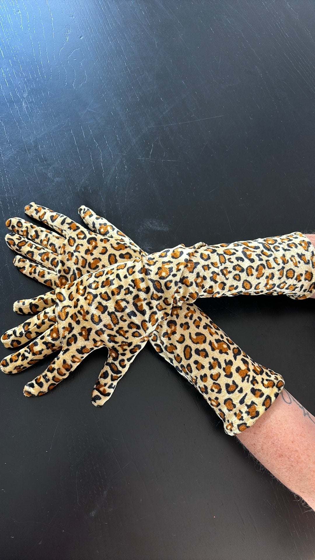 Panter handschoenen, Kleding | Dames, Ophalen of Verzenden, Zo goed als nieuw