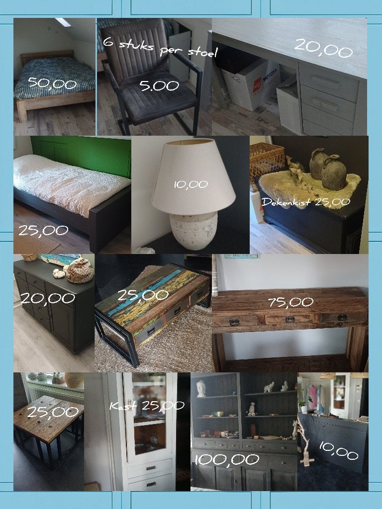Inboedel verkoop, Huis en Inrichting, Ophalen, Zo goed als nieuw, Hout
