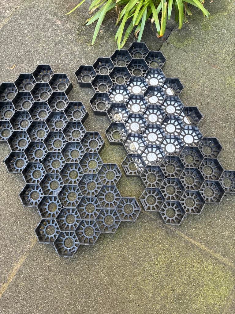 Splitplaten EasyGravel 65x33 cm - Twee stuks, Tuin en Terras, Grind, Keien en Split, Ophalen, Nieuw, Zwart, Split