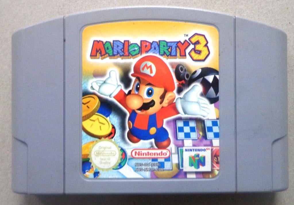 Mario Party 3 voor de Nintendo 64, Gebruikt, Ophalen of Verzenden, Platform, 3 spelers of meer