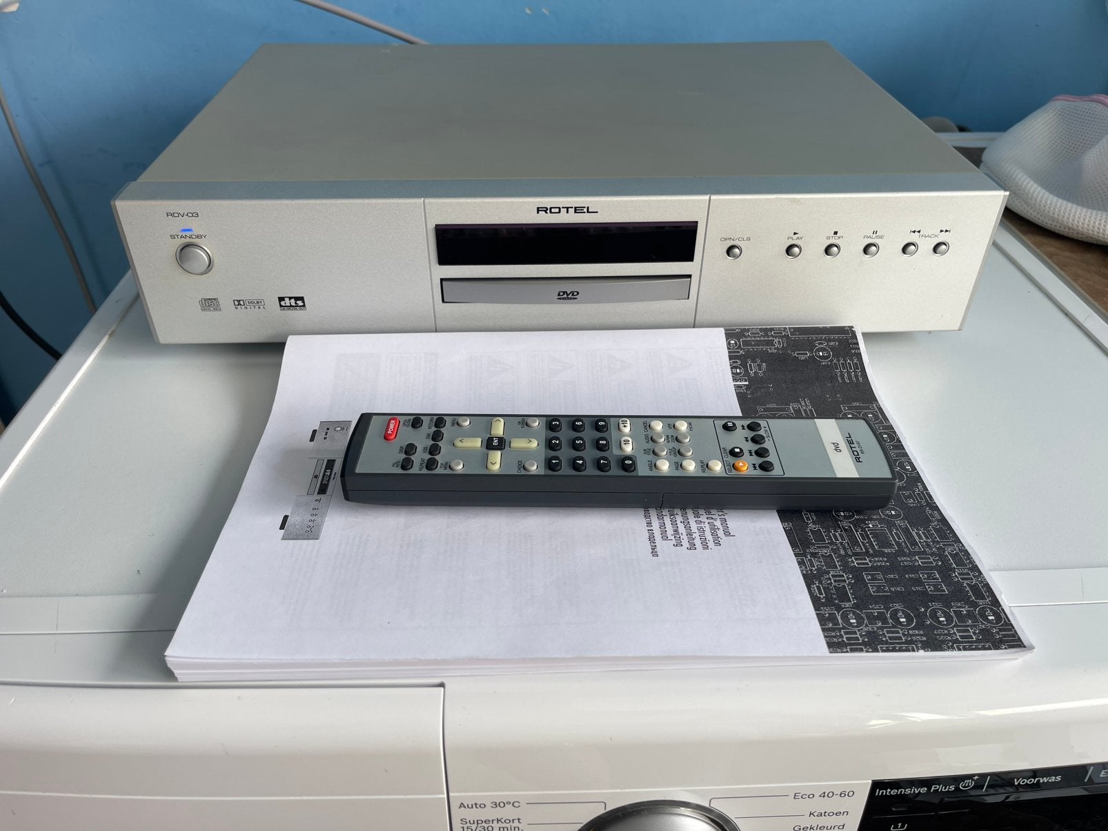Rotel RDV 03 DVD Speler, Ophalen, Zo goed als nieuw, Dvd-speler, Overige merken